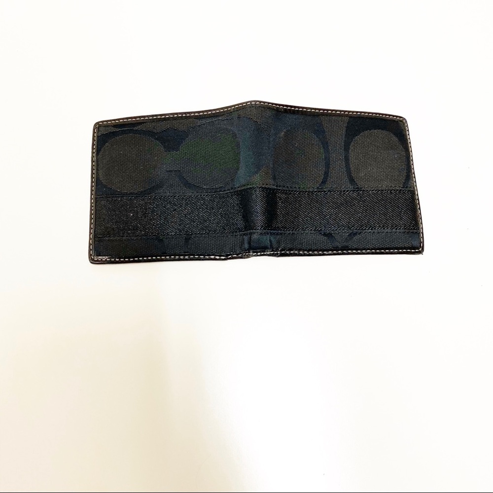 Coach Black Compact Wallet